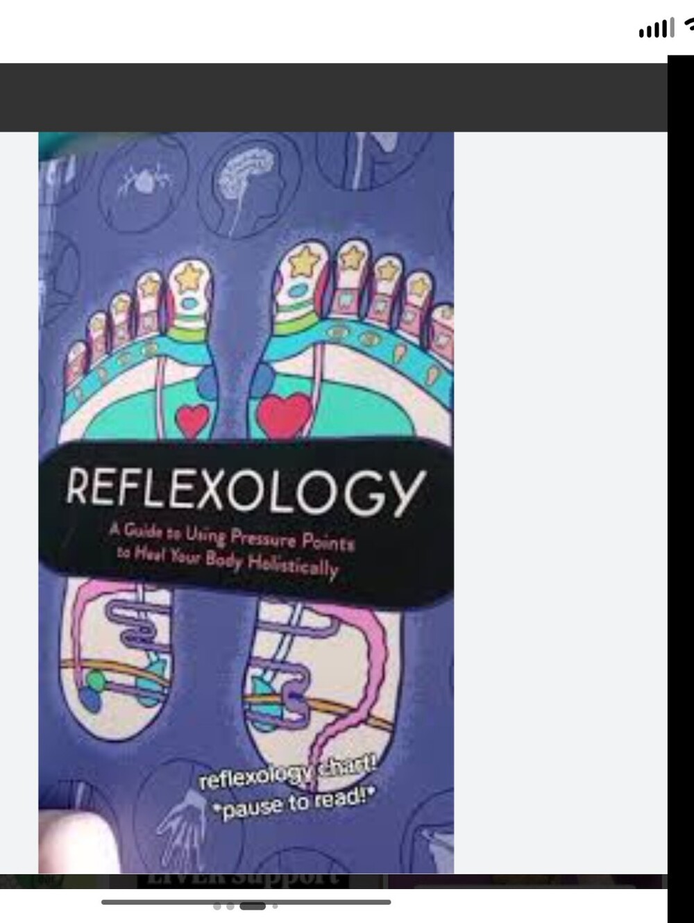 Reflexology Guide - Purple Illustrated Cover